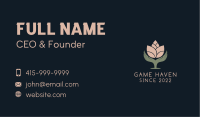 Flower Gardening Hand  Business Card Image Preview