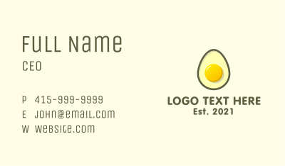 Breakfast Egg Business Card Image Preview