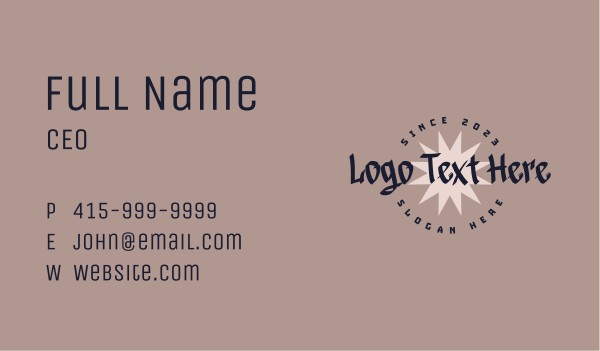 Graffiti Pub Emblem Wordmark Business Card Design Image Preview