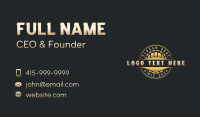 Wine Barrel Brewery Business Card Design