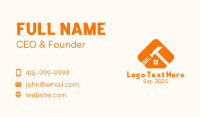 Hammer Home Builder Business Card Image Preview