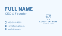 Tooth Dentistry Orthodontist Business Card Design