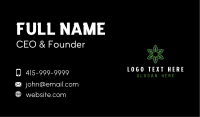 Organic Leaves Biotech Business Card Image Preview