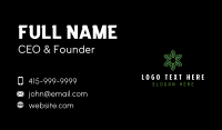 Organic Leaves Biotech Business Card Image Preview