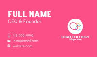 Colorful Rings Business Card Design