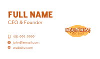 Skater Paint Wordmark Business Card Image Preview
