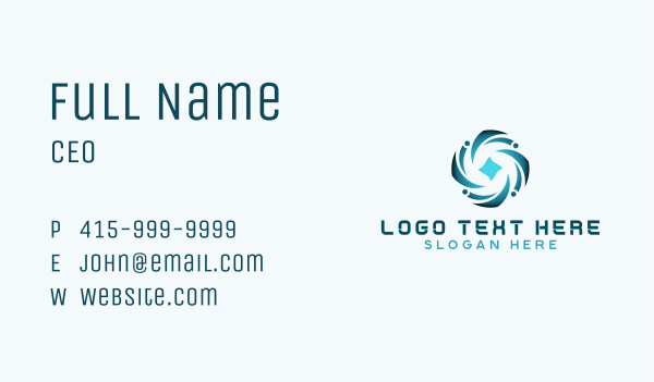 Software Artificial Intelligence  Business Card Design Image Preview