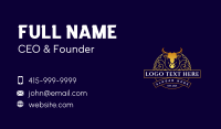 Bull Farm Ornament Business Card Preview