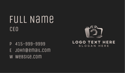 Camera Shutter Photography Business Card Image Preview
