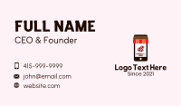 Online Meat Market Business Card Image Preview