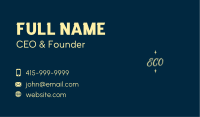 Premium Star Wormark Business Card Image Preview