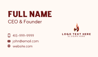 Fire Energy Heating  Business Card Preview