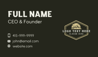 Sunset Mountain Peak Business Card Image Preview