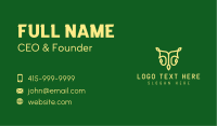 Tree Vine Letter T Business Card Image Preview