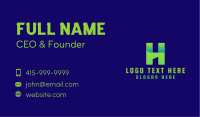Business Startup Letter H Business Card Image Preview