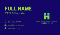 Business Startup Letter H Business Card Image Preview