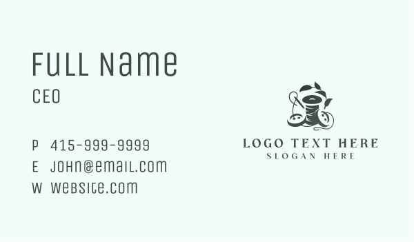 Sewing Tailor Boutique Business Card Design Image Preview