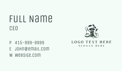 Sewing Tailor Boutique Business Card Image Preview