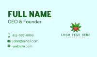 Cannabis Heart Wellness Business Card Design