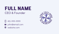 Fan Wind Cooling Business Card Preview