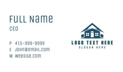 Village House Real Estate Business Card Image Preview