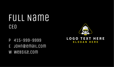 Toxic Gas Mask Business Card Image Preview