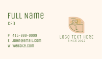 Honeycomb Jam Letter Business Card Image Preview