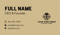 Rustic Piston Tool Business Card Image Preview