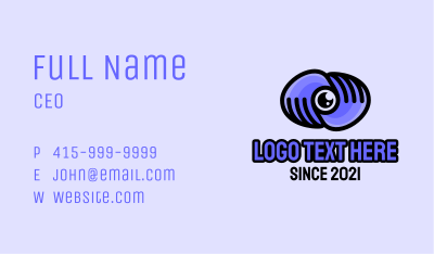 Focus Camera Hands Business Card Image Preview