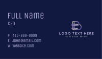 Startup Creative Agency Letter B Business Card Image Preview