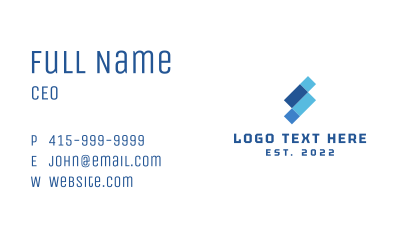 Cyber Technology Startup Business Card