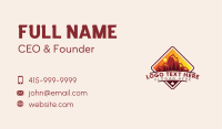 Mountain Peak Hiking Business Card Image Preview