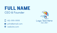 Summer Beach Resort Business Card Image Preview