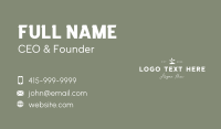 Plant Sprout Seedling Business Card Preview