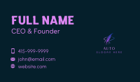 Quill Feather Author Business Card Design