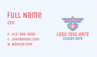 Bird Wings Emblem Business Card Image Preview