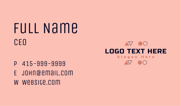 Modern Digital Wordmark Business Card Design Image Preview
