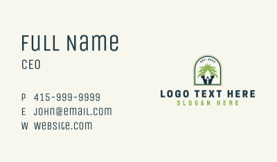 Plant Gardening Shovel Business Card Image Preview