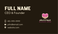 Delicious Heart Cake Business Card Image Preview
