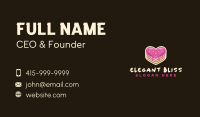 Delicious Heart Cake Business Card Image Preview