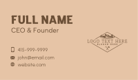 Classic Mountain Camp Emblem Business Card Image Preview