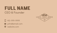 Classic Mountain Camp Emblem Business Card Image Preview