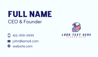 Veterans Eagle Flag Business Card Image Preview