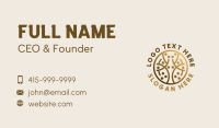 Tree Organic Garden Business Card Image Preview