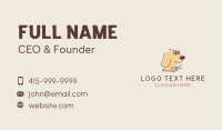 Dog Pet Bowtie Business Card Image Preview