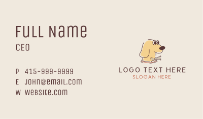 Dog Pet Bowtie Business Card Image Preview