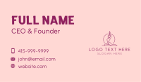 Yoga Woman Fitness Business Card Image Preview