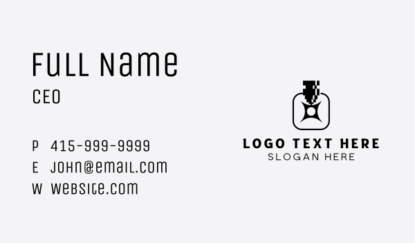Laser Fabrication Machinery Business Card Design Image Preview