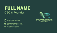 Fast Ecommerce Cart Business Card Image Preview