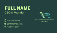 Fast Ecommerce Cart Business Card Image Preview